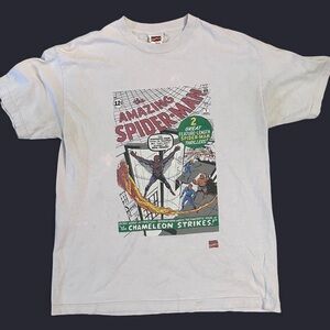 Marvel Spider-Man Comic Cover Tee - White